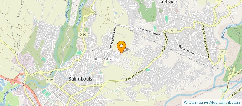 localisation de l'entreprise MONSIEUR KEVIN LENCLUME  SAINT-LOUIS