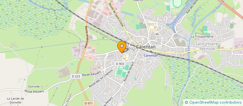 localisation de l'entreprise MONSIEUR KEVIN LENORMAND  CARENTAN-LES-MARAIS