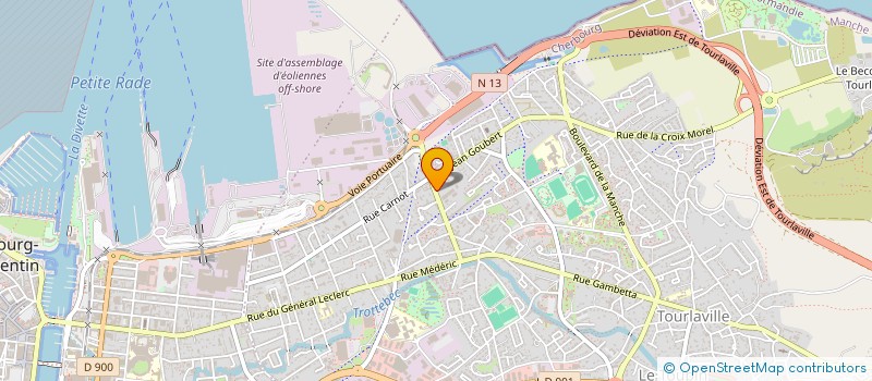 localisation de l'entreprise MONSIEUR KEVIN LEPRINCE  CHERBOURG-EN-COTENTIN