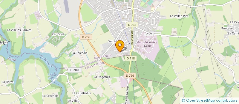 localisation de l'entreprise MONSIEUR KEVIN LERAY  PLEURTUIT