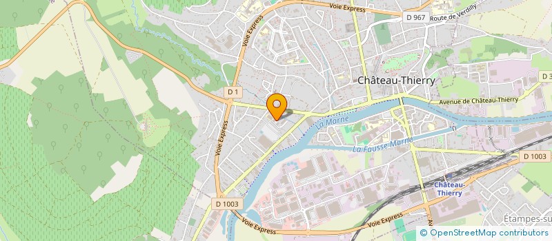localisation de l'entreprise MONSIEUR KEVIN LEROND à CHATEAU-THIERRY