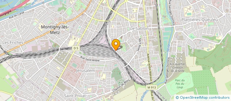 localisation de l'entreprise MONSIEUR KEVIN LEROUX  METZ