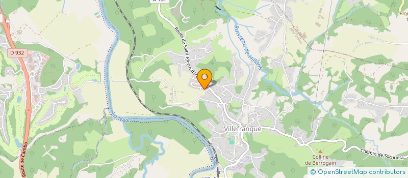 localisation de l'entreprise MONSIEUR KEVIN LETELLIER à VILLEFRANQUE