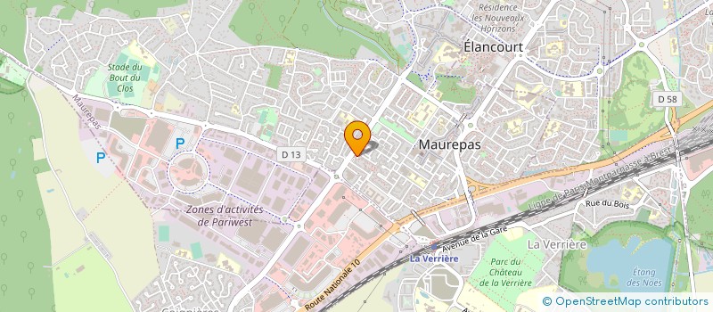 localisation de l'entreprise MONSIEUR KEVIN LEVEQUE  MAUREPAS