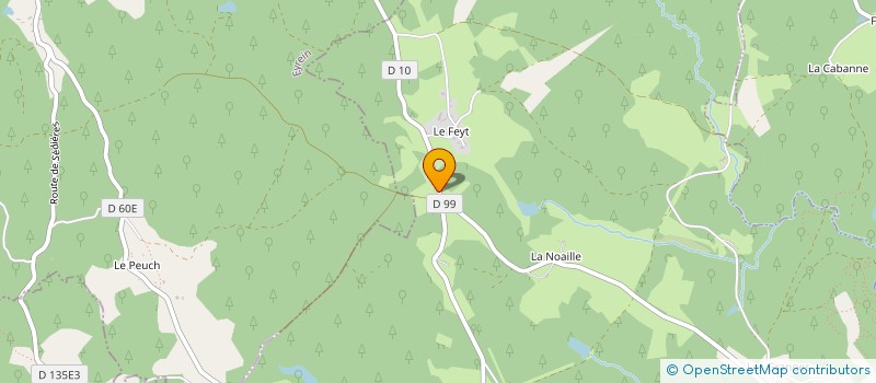 localisation de l'entreprise MONSIEUR KEVIN LEYSSENNE  CHAMPAGNAC-LA-NOAILLE