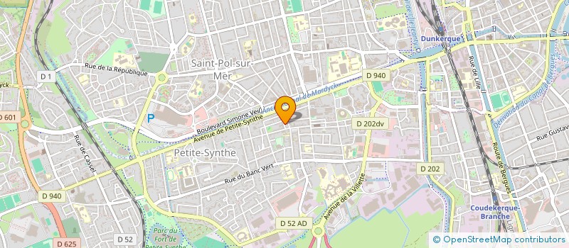 localisation de l'entreprise MONSIEUR KEVIN LIBLANC à DUNKERQUE