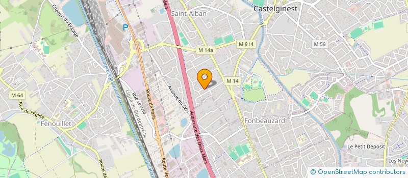 localisation de l'entreprise MONSIEUR KEVIN LING FOU  FONBEAUZARD