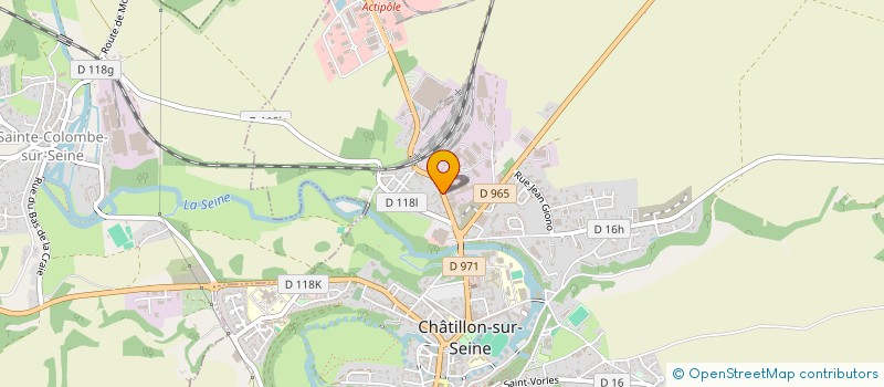 localisation de l'entreprise MONSIEUR KEVIN LIU  CHATILLON-SUR-SEINE