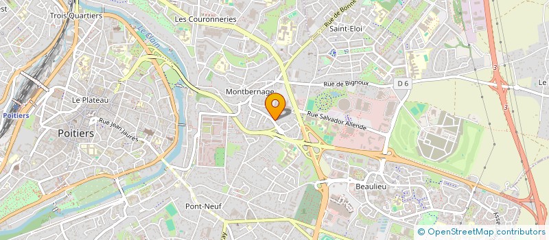 localisation de l'entreprise MONSIEUR KEVIN LODENET à POITIERS