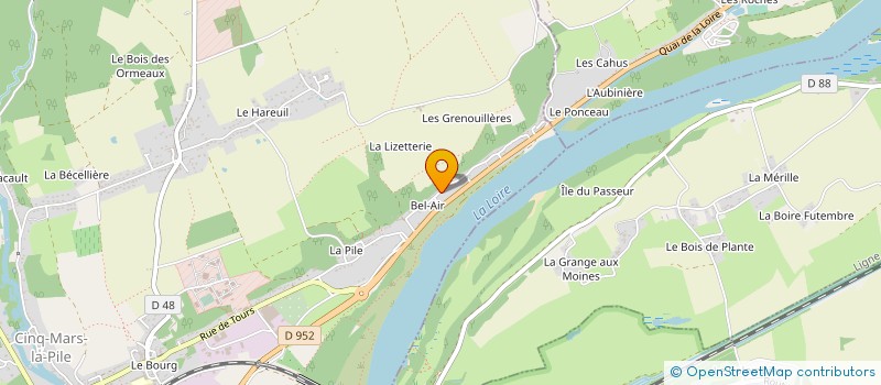 localisation de l'entreprise MONSIEUR KEVIN LOEILLET à CINQ-MARS-LA-PILE