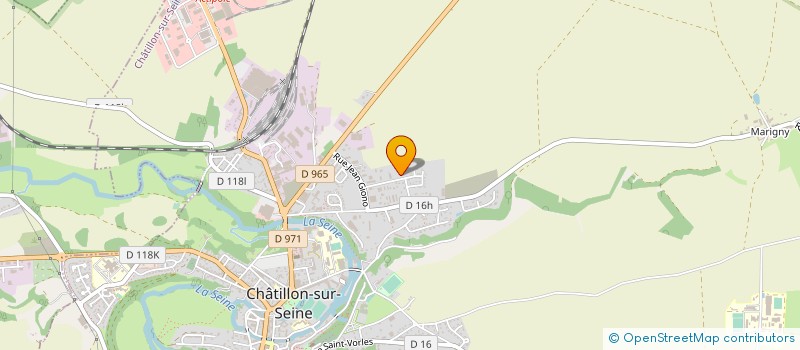 localisation de l'entreprise MONSIEUR KEVIN LOMBARD  CHATILLON-SUR-SEINE