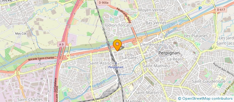 localisation de l'entreprise MONSIEUR KEVIN LOMBARDO  PERPIGNAN