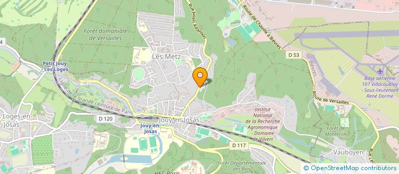 localisation de l'entreprise MONSIEUR KEVIN LOPES  JOUY-EN-JOSAS