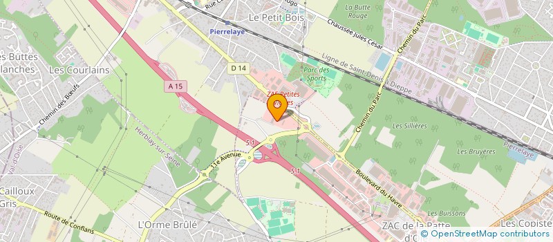 localisation de l'entreprise MONSIEUR KEVIN LOROT  HERBLAY-SUR-SEINE