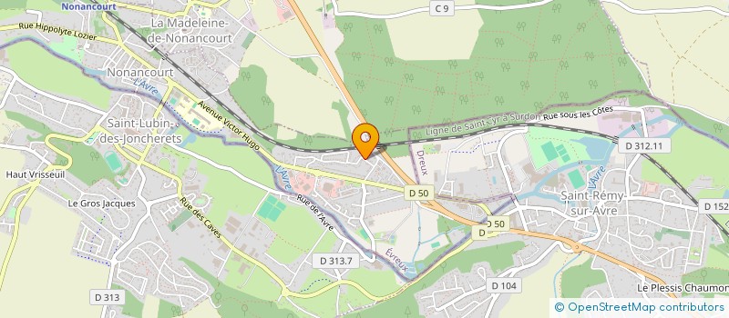 localisation de l'entreprise MONSIEUR KEVIN LOUDIERE  NONANCOURT