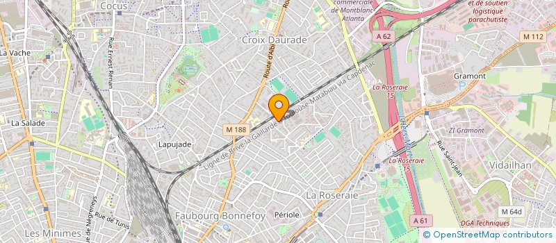 localisation de l'entreprise MONSIEUR KEVIN LOUET  TOULOUSE