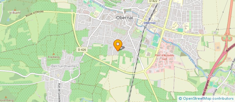 localisation de l'entreprise MONSIEUR KEVIN LOUTSCH  OBERNAI