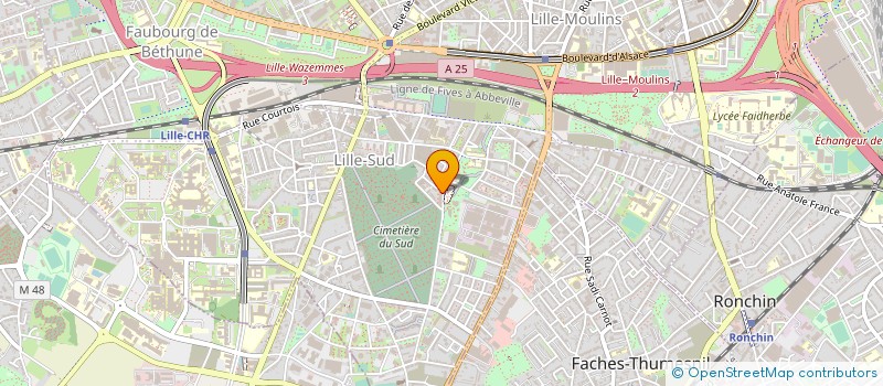 localisation de l'entreprise MONSIEUR KEVIN LUBIN  LILLE