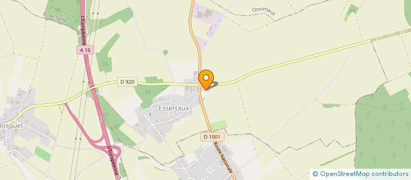 localisation de l'entreprise MONSIEUR KEVIN LUCAS  ESSERTAUX