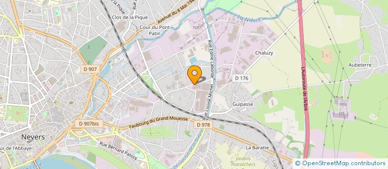 localisation de l'entreprise MONSIEUR KEVIN LUQUET à NEVERS