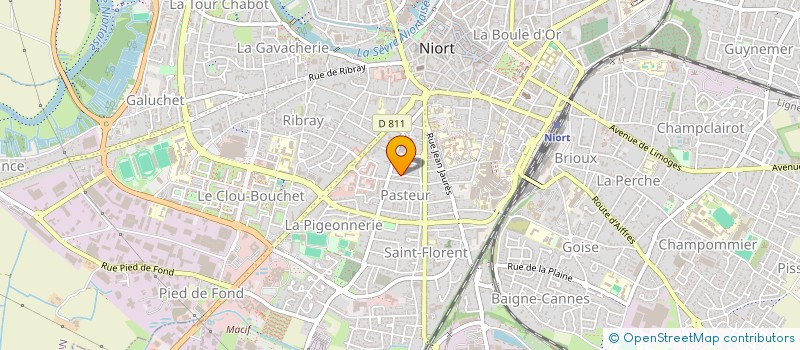 localisation de l'entreprise MONSIEUR KEVIN LUWAWA MPAMBU  NIORT