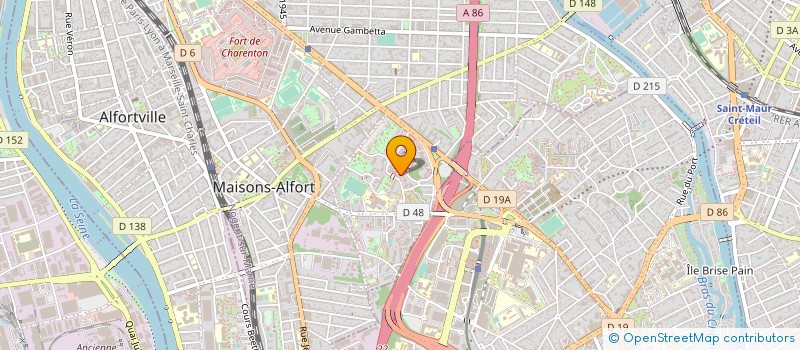 localisation de l'entreprise MONSIEUR KEVIN LY  MAISONS-ALFORT