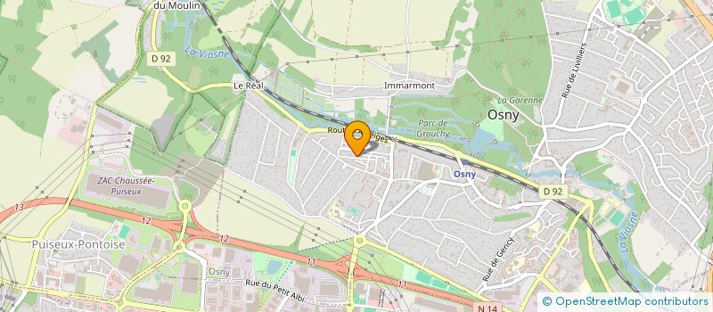 localisation de l'entreprise MONSIEUR KEVIN M'BOUANGA  OSNY