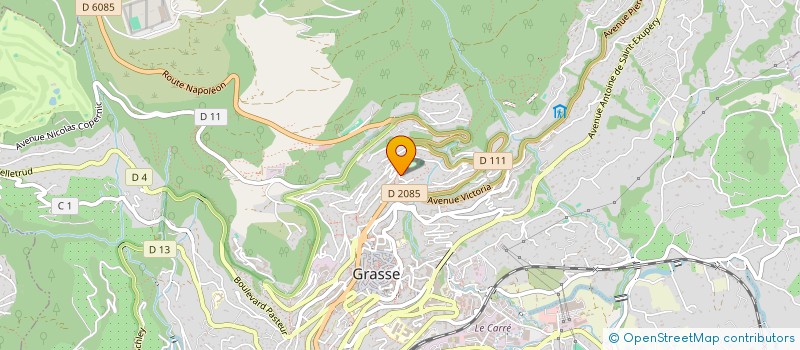 localisation de l'entreprise MONSIEUR KEVIN MACALUSO  GRASSE