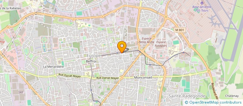 localisation de l'entreprise MONSIEUR KEVIN MACHADO  TOURS