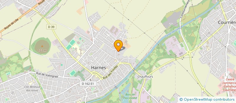 localisation de l'entreprise MONSIEUR KEVIN MACKOWIAK  HARNES