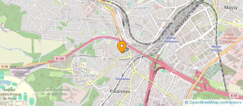 localisation de l'entreprise MONSIEUR KEVIN MADJA KEMOMY  PALAISEAU