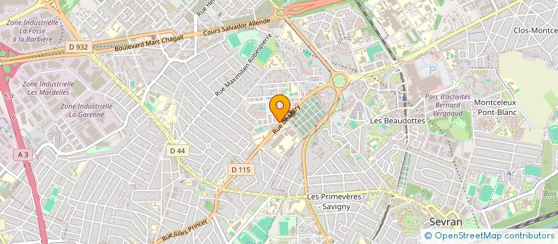 localisation de l'entreprise MONSIEUR KEVIN MAGDALEON à AULNAY-SOUS-BOIS