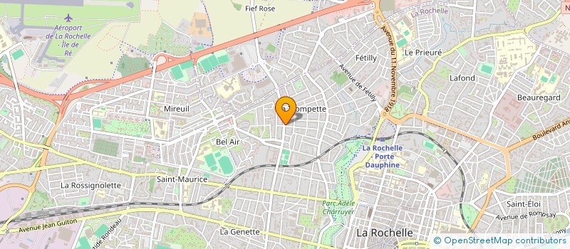 localisation de l'entreprise MONSIEUR KEVIN MAHE  LA ROCHELLE