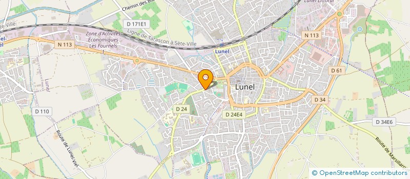localisation de l'entreprise MONSIEUR KEVIN MAILHET  LUNEL
