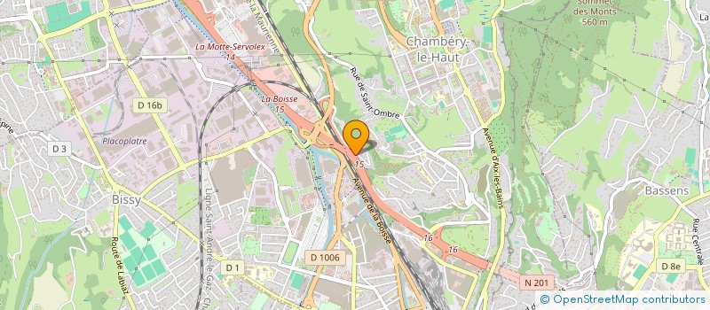 localisation de l'entreprise MONSIEUR KEVIN MALARD  CHAMBERY