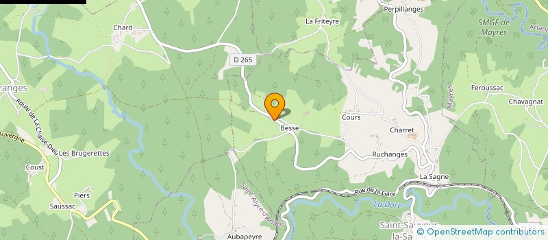 localisation de l'entreprise MONSIEUR KEVIN MALCROS  SAINT-SAUVEUR-LA-SAGNE