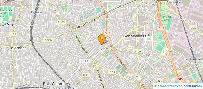 localisation de l'entreprise MONSIEUR KEVIN MALEZET à ASNIERES-SUR-SEINE