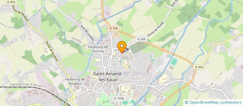 localisation de l'entreprise MONSIEUR KEVIN MALLAUNAY à ST AMAND-LES-EAUX