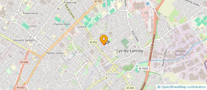 localisation de l'entreprise MONSIEUR KEVIN MALLE  HALLUIN