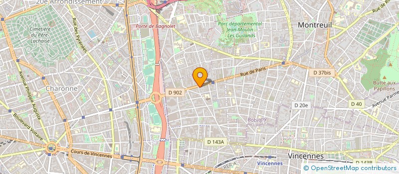 localisation de l'entreprise MONSIEUR KEVIN MALOSSI à MONTREUIL