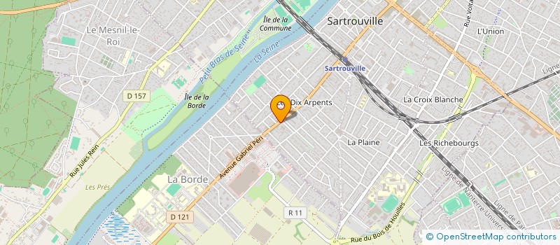 localisation de l'entreprise MONSIEUR KEVIN MANDART  SARTROUVILLE