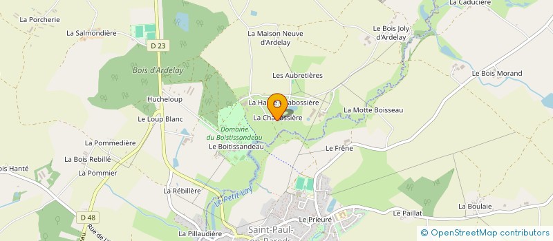 localisation de l'entreprise MONSIEUR KEVIN MANIVONG  LES HERBIERS