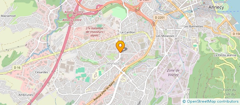 localisation de l'entreprise MONSIEUR KEVIN MANSON à ANNECY