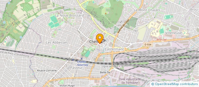 localisation de l'entreprise MONSIEUR KEVIN MAPAGA ODOBU  CHELLES