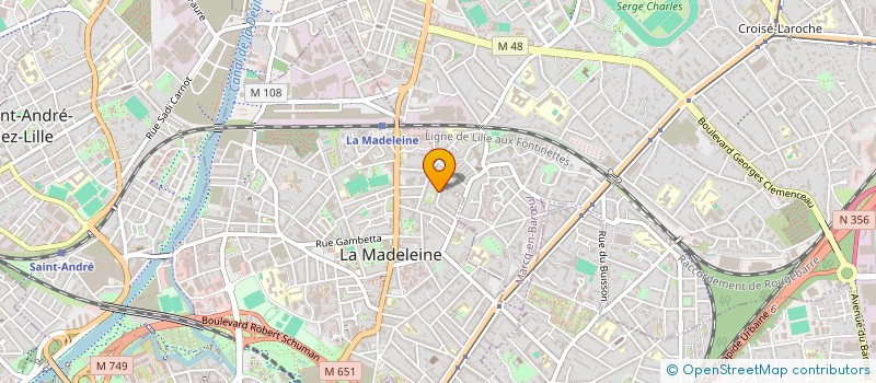 localisation de l'entreprise MONSIEUR KEVIN MARASCIA à LA MADELEINE