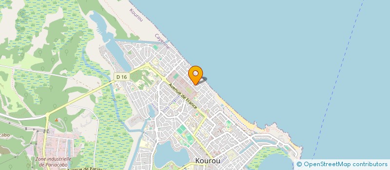 localisation de l'entreprise MONSIEUR KEVIN MARCEL ACHAMANA à KOUROU