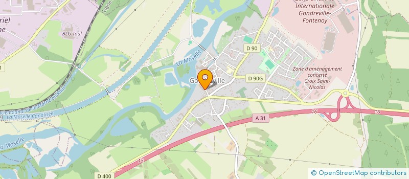 localisation de l'entreprise MONSIEUR KEVIN MARCHAL  GONDREVILLE