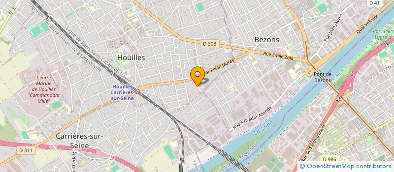 localisation de l'entreprise MONSIEUR KEVIN MARCHAND à HOUILLES