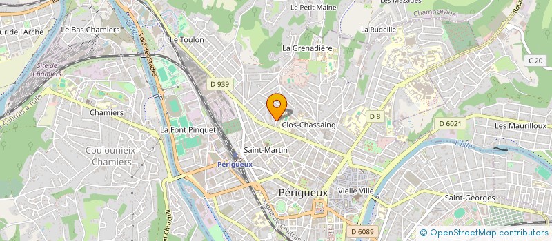 localisation de l'entreprise MONSIEUR KEVIN MARCHIVE  PERIGUEUX