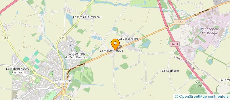 localisation de l'entreprise MONSIEUR KEVIN MARECHAL à ESSARTS-EN-BOCAGE